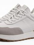 03-H90956-A9 WHITE /GREY Кроссовки мужские (натуральная кожа, натуральная замша)