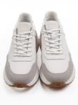 03-H90956-A9 WHITE /GREY Кроссовки мужские (натуральная кожа, натуральная замша)
