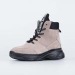 бежевый ботинки школьно-подростковые Нат. кожа