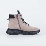 бежевый ботинки школьно-подростковые Нат. кожа