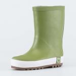 оливковый сапожки дошкольная, школьная Резина