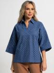 Блуза Ветерок (синяя) Б15520-16М