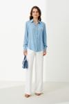 Блузка женская 103045 (Голубой)