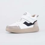 беж-сер-чер ботинки школьная, подростковая Нат. кожа