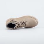 бежевый ботинки школьно-подростковые нат. кожа