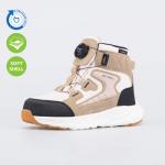 беж-чер ботинки школьная, подростковая Комбинирован.