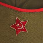 Костюм военного, гимнастёрка, пилотка, ремень, р-р 32, рост 122 см