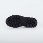 беж-чер ботинки школьная Нат. кожа