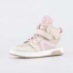 беж-роз ботинки дошкольная, школьная Нат. кожа