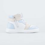 беж-гол ботинки школьная, подростковая Нат. кожа