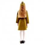 Карнавальный костюм «Военного», для девочки, пилотка, ремень, 8-10 лет, рост 140-152 см