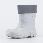 св.серый сапожки школьная Полимерн.мат.