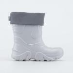 св.серый сапожки школьная Полимерн.мат.