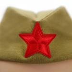 Костюм военного для мальчика: гимнастёрка, галифе, пилотка, трикотаж, хлопок 100%, рост 92 см, 1.5-3 года