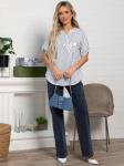 Блуза Сальма (белая/полоска) Б15538-4М