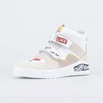 беж-бел ботинки дошкольная, школьная Нат. кожа