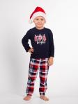 Пижама детская кулирка с брюками "НОВОГОДНЯЯ СКАЗКА"