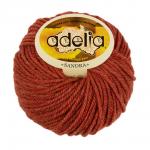 Пряжа ADELIA "САНДРА" / "SANDRA" 50\% шерсть, 50\% акрил 10 шт. х 50 г 90 м ± 4 м