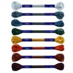 Нитки для вышивания "Gamma" набор мулине ВМ-08 / VM-08 100\% вискоза 8 x 8 м