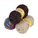 Пряжа ADELIA "НЕЛЛИ" / "NELLY" 70\% шерсть, 30\% акрил 5 шт. х 100 г 100 м ± 5 м