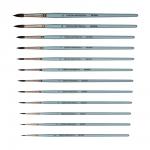 Кисть белка "VISTA-ARTISTA" 10231-0 круглая 10 шт короткая ручка