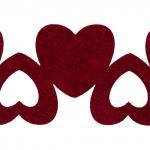 "Annet" лента из фетра ЖФС-01 (JFC-01) 5 шт СК/Распродажа