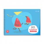 "Светоч" А207 Альбом для рисования, с пластик. обложкой 180 мкм., цветной титул лист 100 г/м2 A4 29 х 20.5 см 40 л. 5 шт. на гребне