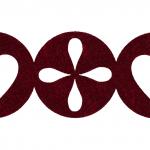 "Annet" лента из фетра ЖФС-01 (JFC-01) 5 шт СК/Распродажа