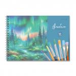 "Светоч" А207 Альбом для рисования, с пластик. обложкой 180 мкм., цветной титул лист 100 г/м2 A4 29 х 20.5 см 40 л. 5 шт. на гребне