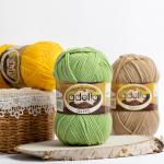 Пряжа ADELIA "СЧАСТЛИВАЯ" / "HAPPY" 100\% акрил 10 шт. х 50 г 128 м ± 7 м
