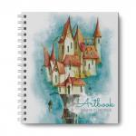 "Светоч" 80АРТ-001 Артбук (Скетчбук), матовая ламинация, блок белый, 80  г/м2 23.9 х 20.5 см на гребне 80 л. 2 шт.