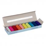 Нитки  "Gamma" "спандекс" ассорти ET-10 60\% латекс, 40\% полиэстер 10  х 27 я 25 м