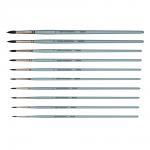 Кисть белка "VISTA-ARTISTA" 10131-01 круглая 10 шт длинная ручка