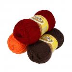 Пряжа ADELIA "ДЖЕССИКА" / "JESSICA" 67\% шерсть, 33\% полиэстер 5 шт. х 100 г 260 м ± 10 м