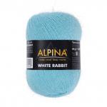 Пряжа ALPINA "БЕЛЫЙ КРОЛИК" / "WHITE RABBIT" 55\% пух кролика, 45\% нейлон 10 шт. х 50 г 300 м ± 15 м