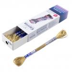 Нитки для вышивания "Gamma" мулине  ЖТ / JT металлик 100\% полиэстер 12 x 11 м