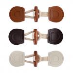 Пуговица "BLITZ" DRN 0116 252 " ( 160 мм) 4 шт искусственная кожа текстиль