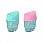 "Expert Complete" Точилка пластиковая с контейнером, 2 отверстия ECSH-07 12 шт.