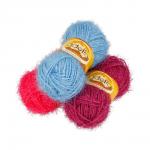 Пряжа ADELIA "БРИЛЛИАНТ" / "BRILLIANT" 100\% полиэстер 10 шт. х 50 г 90 м ± 5 м