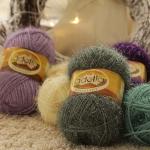 Пряжа ADELIA "БРИЛЛИАНТ" / "BRILLIANT" 100\% полиэстер 10 шт. х 50 г 90 м ± 5 м