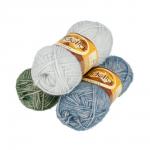 Пряжа ADELIA "УНИВЕРСАЛЬНАЯ" / "CASUAL" 72\% хлопок, 28\% акрил 10 шт. х 50 г 130 м ± 6 м