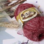 Пряжа ADELIA "УНИВЕРСАЛЬНАЯ" / "CASUAL" 72\% хлопок, 28\% акрил 10 шт. х 50 г 130 м ± 6 м