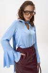 Блузка Агата (голубой)