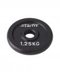 Диск чугунный STARFIT BB-204 d=26 мм, черный, 1,25 кг