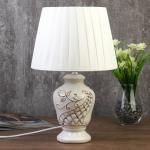 Лампа настольная 7555107TL/1 E14 40 Вт белый 24?24?38.5 см RISALUX