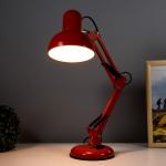Лампа настольная 810 «Деко, красная» E27 40W RISALUX