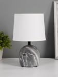 Лампа настольная G32118/1T, 1?40 Вт, E14, 16?16?25.5 см, серая