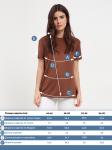 Футболка женская кор.рукав KATHARINA KROSS KK-TK-006VI-LF72/11-кофе