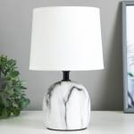 Лампа настольная G32180/1T, 1?40 Вт, E14, 16?16?23.5 см, белая