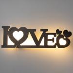 Бра 2509/1, LED, 12 Вт, 3000К, чёрное, 40?12 см